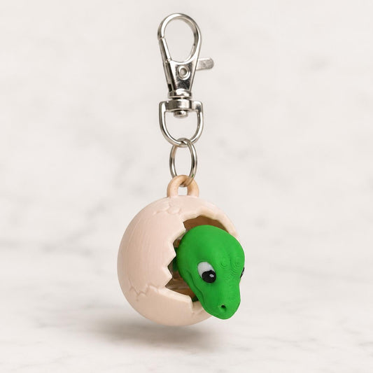 Dinosaur Fidget Clicker Keyring | 3D Dino Gift
