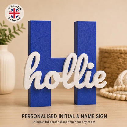 Personalised 3D Initial Name Sign | Home Decor | Kids Bedroom | Nursery Plaque