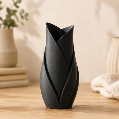 Tulip Leaf Vase | Modern Dried Flower Vase | Home Decor Gift