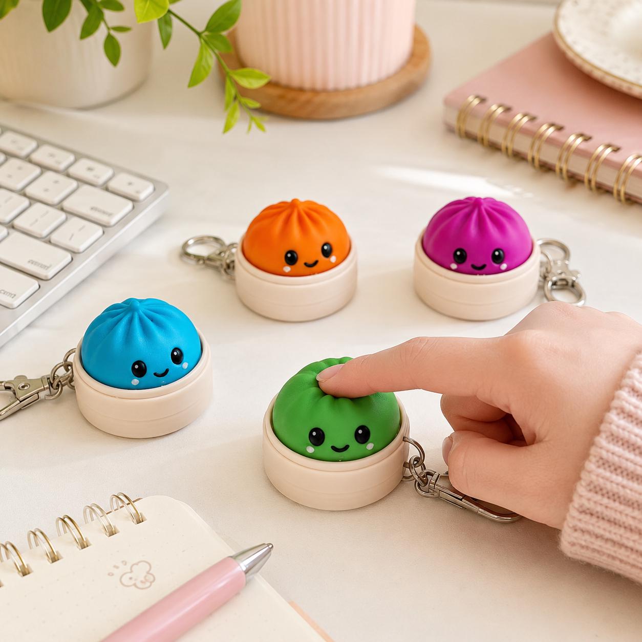 Dumpling Fidget Clicker | Desk Fidget | Gift