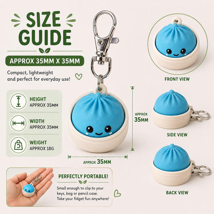 Dumpling Fidget Clicker | Desk Fidget | Gift